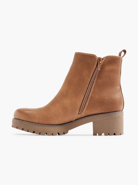 graceland clássica ankle boot marrom deichmann