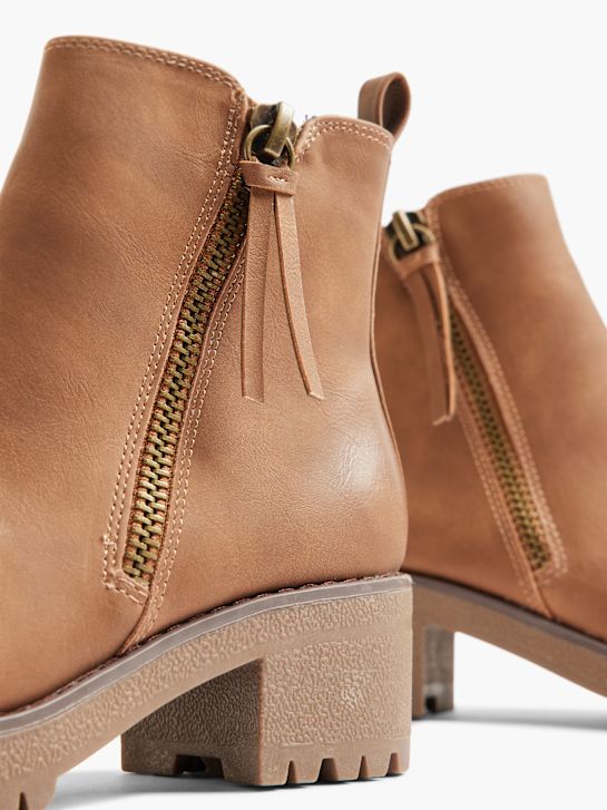 graceland clássica ankle boot marrom deichmann