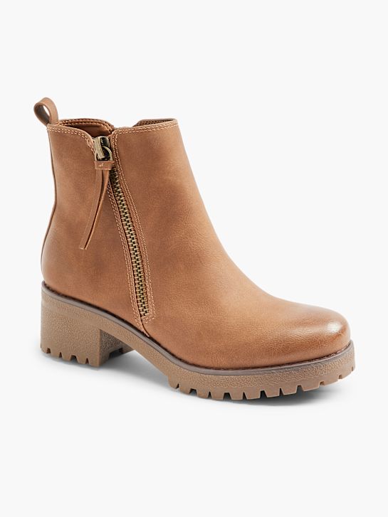 graceland clássica ankle boot marrom deichmann