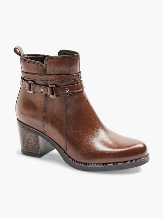 5ª avenida clássica ankle boot vermelha deichmann