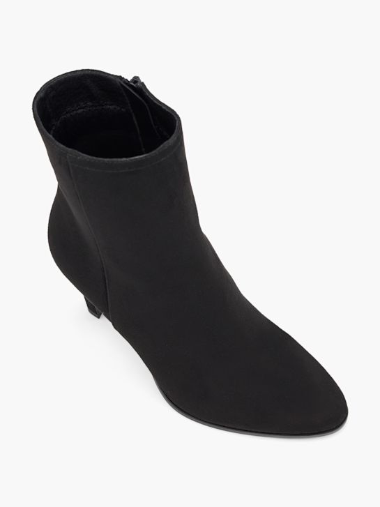 passarela clássica ankle boot preta deichmann