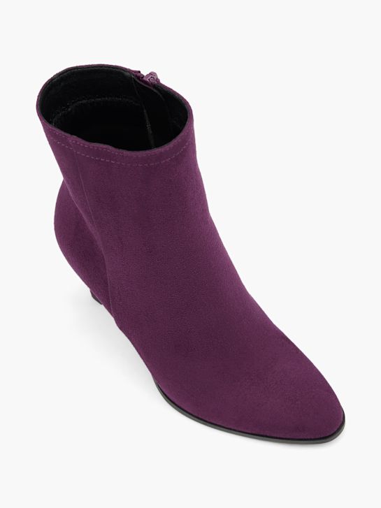 passarela clássica ankle boot roxo deichmann