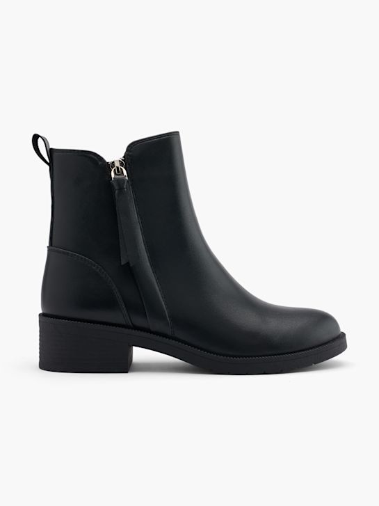 graceland clássica ankle boot preta deichmann