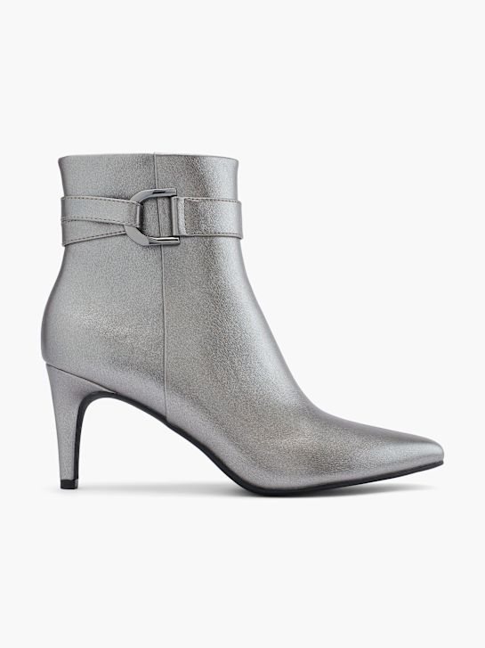 passarela clássica ankle boot de prata deichmann
