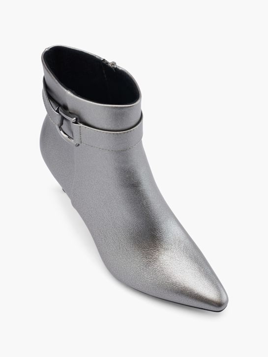 passarela clássica ankle boot de prata deichmann