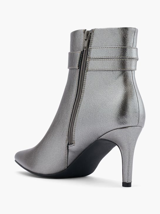 passarela clássica ankle boot de prata deichmann