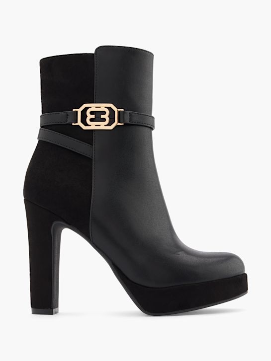 passarela clássica ankle boot preta deichmann