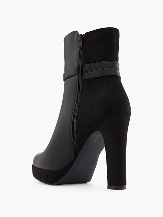 passarela clássica ankle boot preta deichmann