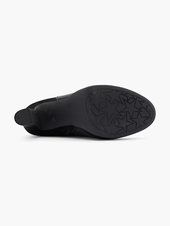 passarela clássica ankle boot preta deichmann