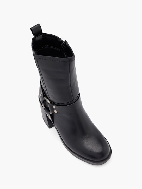 passarela clássica ankle boot preta deichmann
