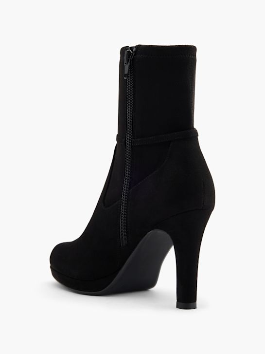 passarela clássica ankle boot preta deichmann
