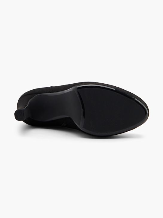 passarela clássica ankle boot preta deichmann