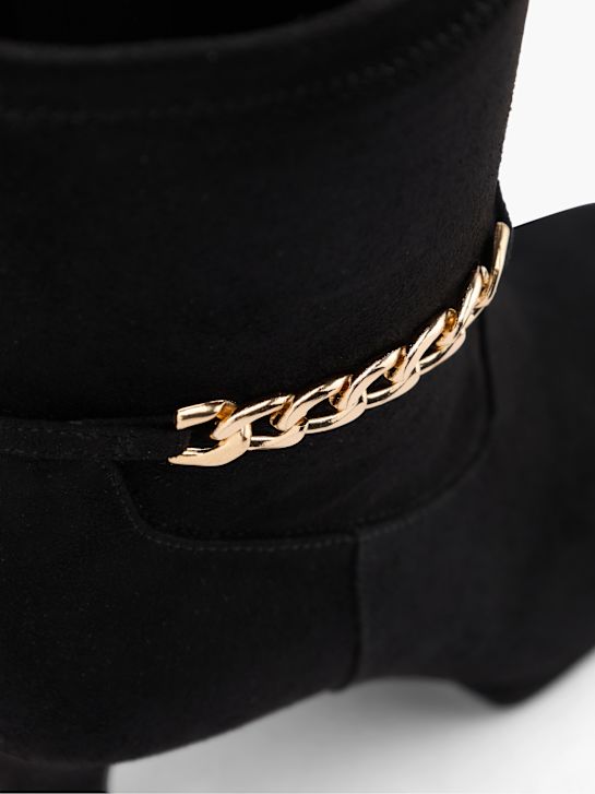 passarela clássica ankle boot preta deichmann
