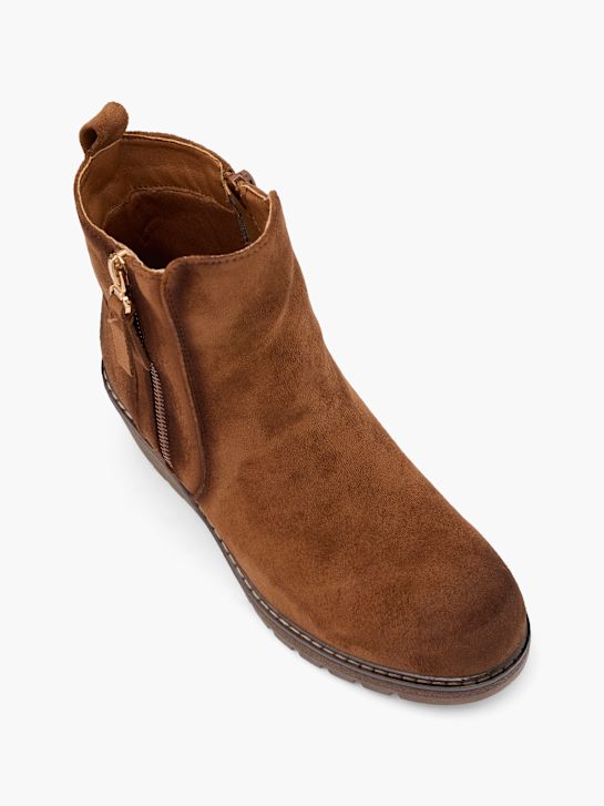 graceland clássica ankle boot marrom deichmann