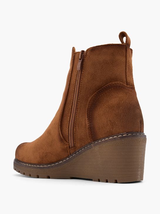 graceland clássica ankle boot marrom deichmann