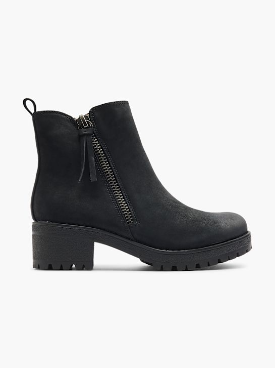 graceland clássica ankle boot preta deichmann