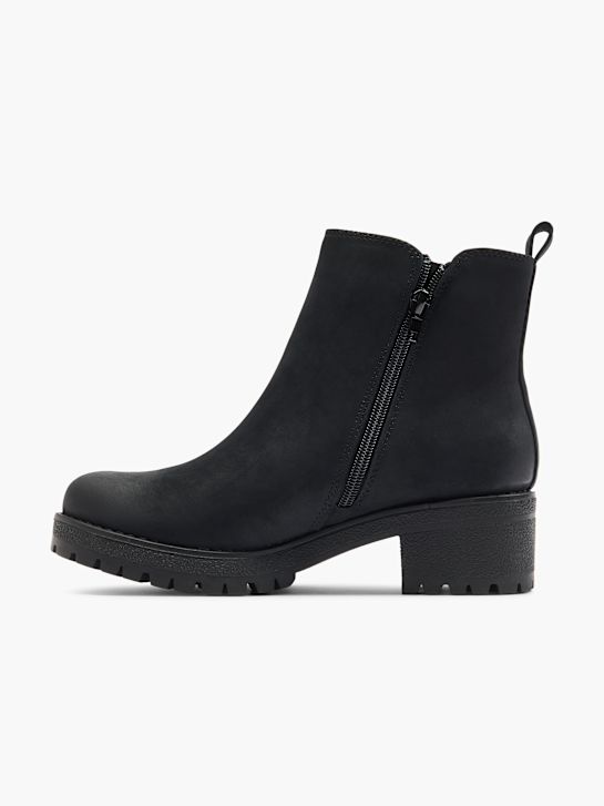 graceland clássica ankle boot preta deichmann
