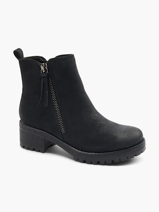 graceland clássica ankle boot preta deichmann