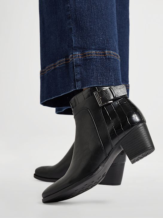 graceland clássica ankle boot preta deichmann