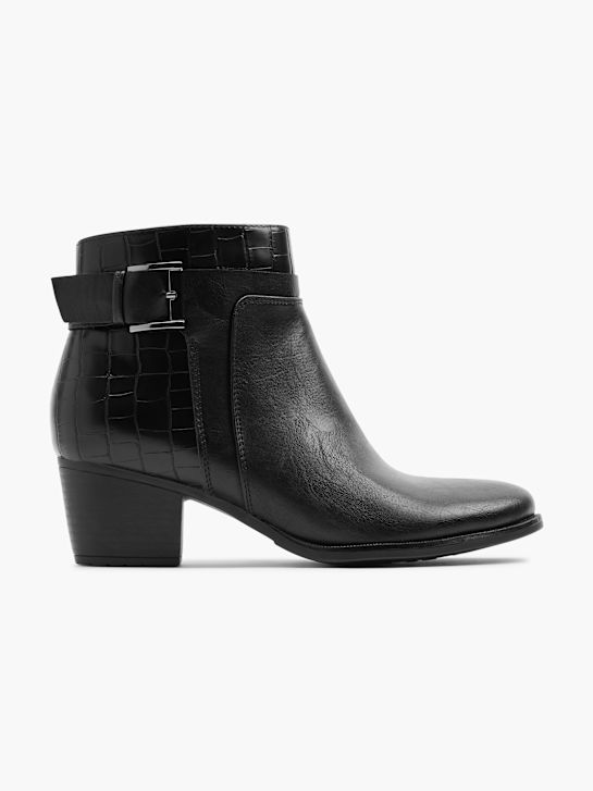 graceland clássica ankle boot preta deichmann