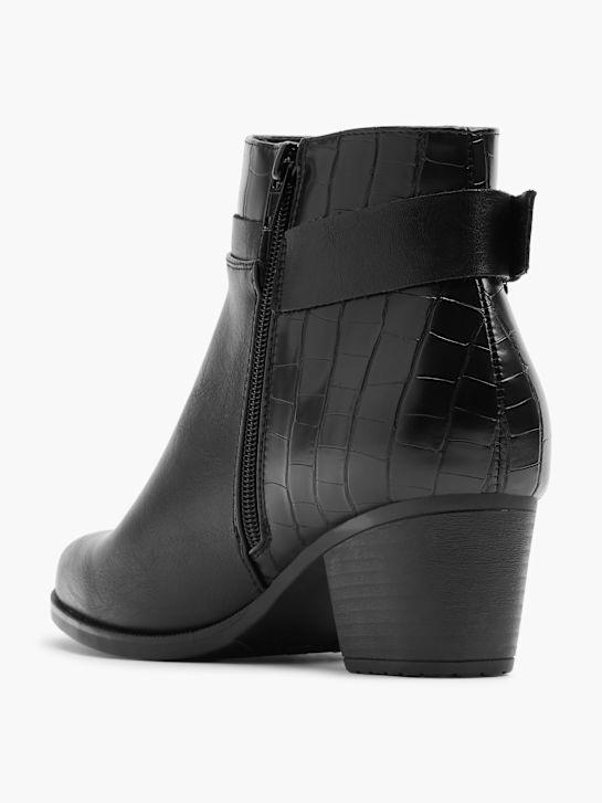 graceland clássica ankle boot preta deichmann