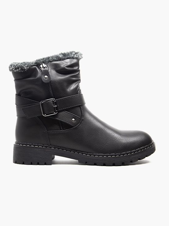 land rover clássica ankle boot preta deichmann
