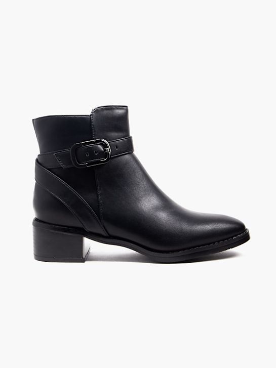 graceland clássica ankle boot preta deichmann