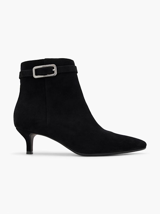 passarela clássica ankle boot preta deichmann