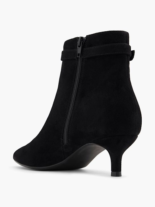 passarela clássica ankle boot preta deichmann
