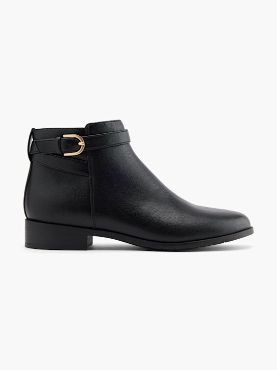 graceland clássica ankle boot preta deichmann