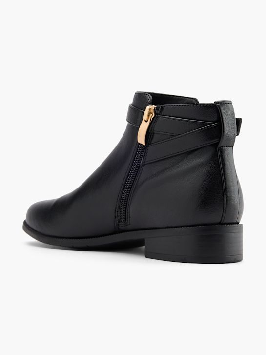 graceland clássica ankle boot preta deichmann