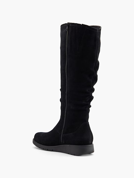 hush puppies a altura do joelho bota preta deichmann