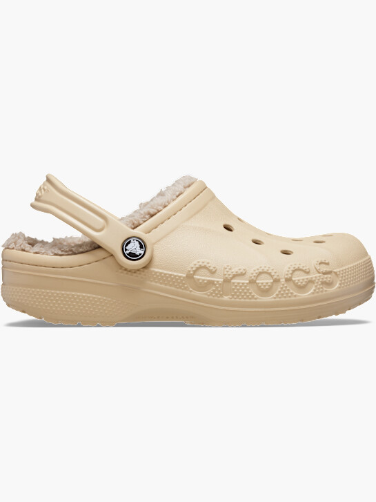crocs baya forrado entupir bege deichmann