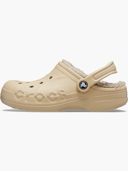 crocs baya forrado entupir bege deichmann