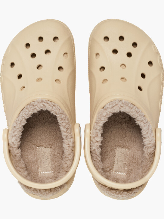 crocs baya forrado entupir bege deichmann