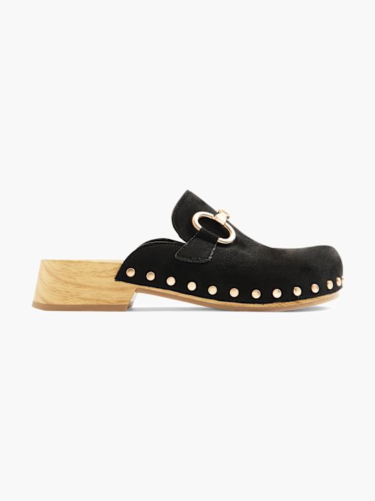 passarela clog preto deichmann