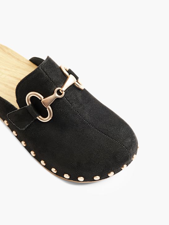 passarela clog preto deichmann