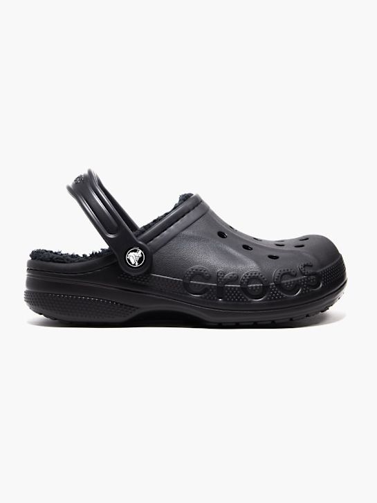 crocs baya forrado clog preto deichmann