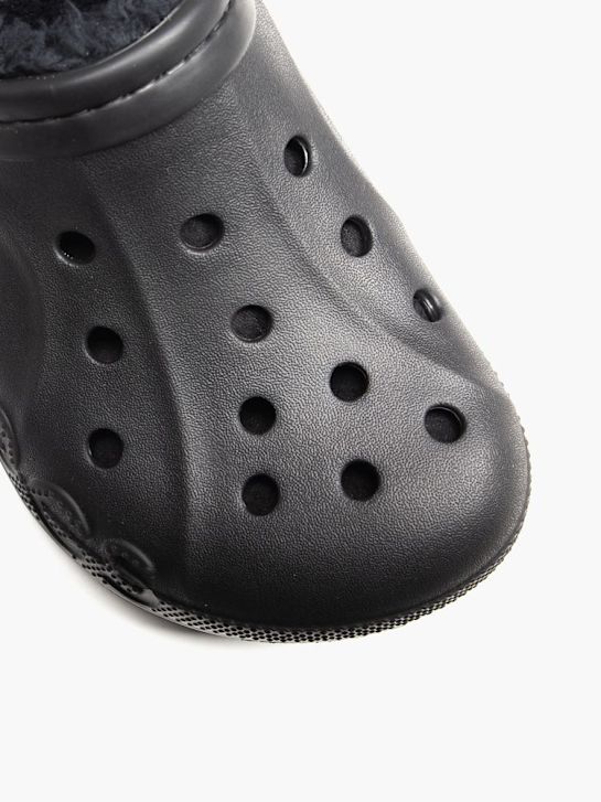 crocs baya forrado clog preto deichmann