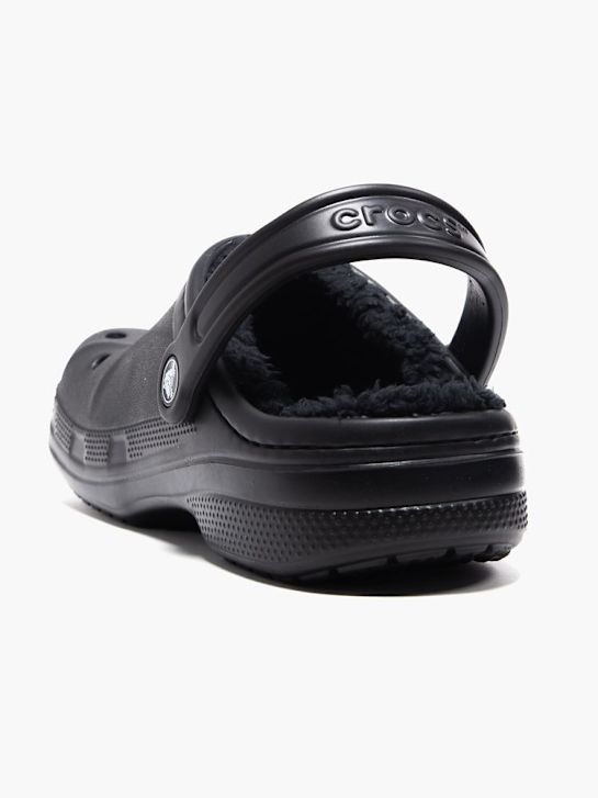 crocs baya forrado clog preto deichmann