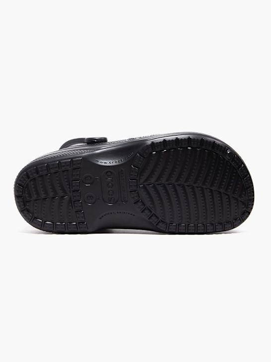 crocs baya forrado clog preto deichmann