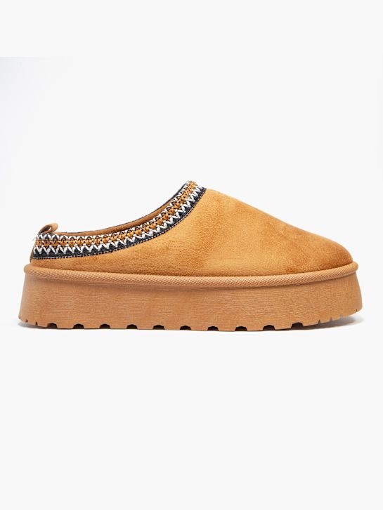 graceland é fechado atrás chinelo marrom deichmann