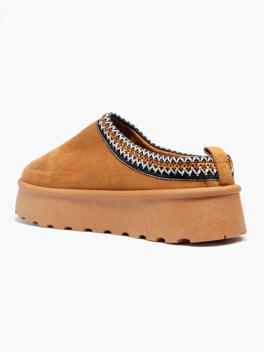 graceland é fechado atrás chinelo marrom deichmann