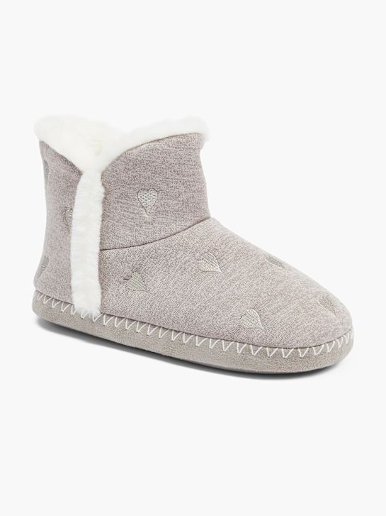 casa mia fechado atrás chinelo cinza deichmann