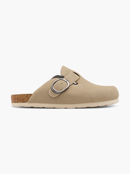 graceland é fechado atrás chinelo taupe deichmann
