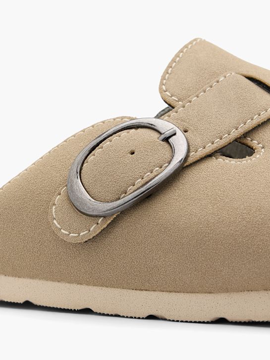 graceland é fechado atrás chinelo taupe deichmann
