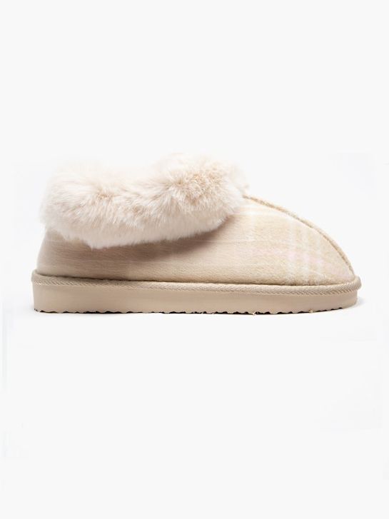 casa mia fechado atrás chinelo creme deichmann