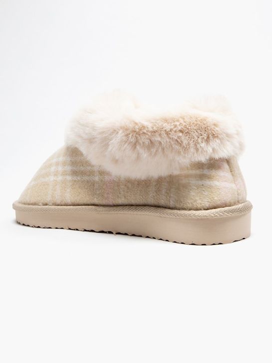 casa mia fechado atrás chinelo creme deichmann