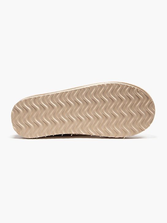 casa mia fechado atrás chinelo creme deichmann