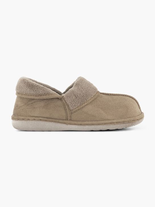 deichmann fechado atrás chinelo taupe deichmann